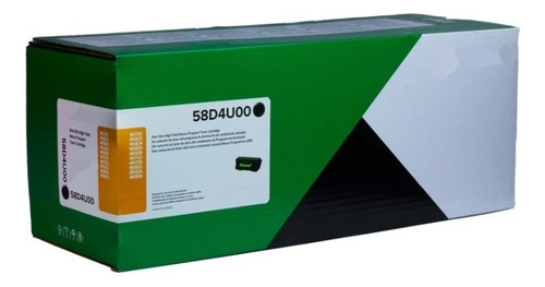 Toner Lexmark 58d4u00 Color Negro Hasta 55.000 Paginas /vc