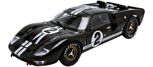 Shelby Collectibles Sc408 Ford Gt-40 Mk 2 Negro #2 1/18 1966