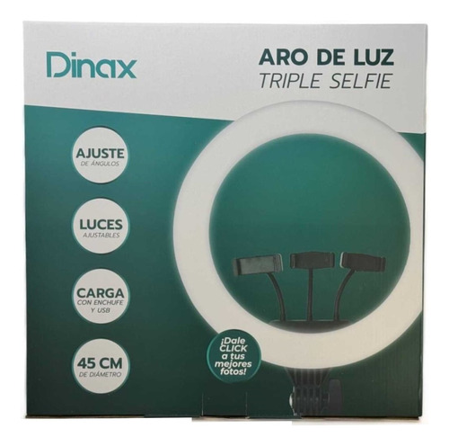 Combo Tripode Aro Luz 45cm Dx-1luzaro18