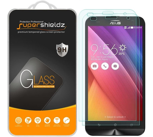  2-pack  Supershieldz  Para Asus Zenfone 2 Laser  5.5 Inch