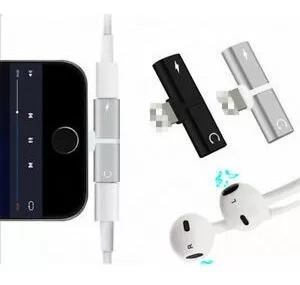 Adaptador 2 En 1 Carga & Audio Para iPhone