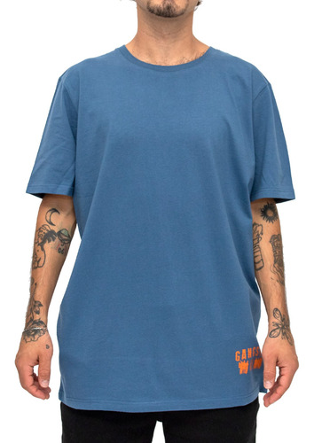 Polera Gangsta Brotherhood Blue Stone 