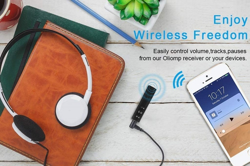 Receptor Bluetooth 3.5 Mm 3 En 1 Con Manos Libres Integrado.