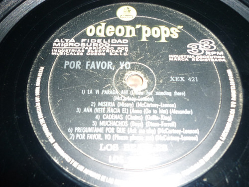 The Beatles Por Favor Yo Microsurco Odeon Vinilo Poo Ggjjzz