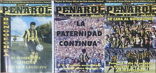 Nuestro Peñarol Y Peñarol Magazine, Fútbol, 3 Por 250, Ez4