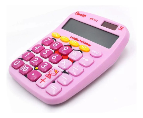 2 Calculadoras Hello Kitty Escolar Oficina Casa Kawaii