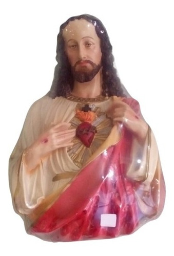 Jesucristo, Sagrado Corazón De Jesús Para Pared Resina 30cm)