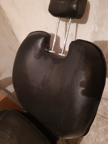 Imagen 3 de 7 de Silla De Barbería Peluquería Con Espaldar Reclinable