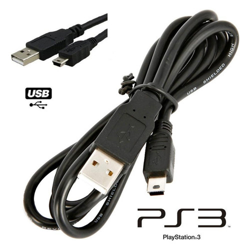 Cable Cargador De Joystick Ps3 Soy Gamer