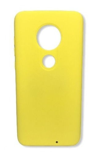 Funda Silicone Case C/ Felpa Para Motorola Moto G7 Play