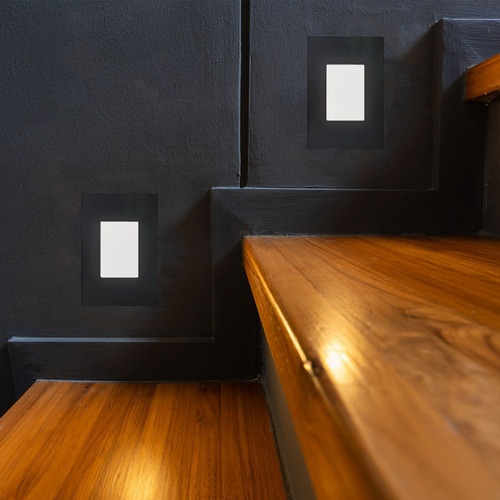 Balizador Luminária Led Embutido Parede Escada + Lampada G9