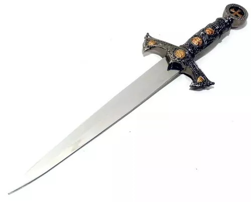 Miniatura Cavaleiro Templário com espada ⚔️ Loja Medieval