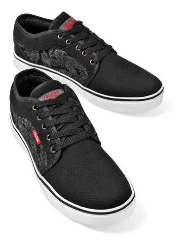 Felpor Tenis De Hombre 58308-2 Color Negro