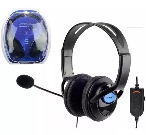 Auriculares Gaming Cascos con Cable y Gamer Microfono para PS4