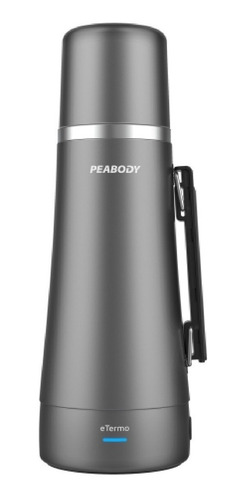 Imagen 1 de 8 de Termo Electrico Peabody E-termo 1lts Mate Gris Oscuro Pp