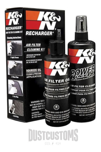 K&n Kit Limpeza Filtro Ar Kn Recharger 99-5050 + Brinde