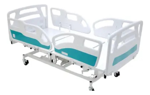 Cama Hospitalar Motorizada Extra Luxo Com Colchão Cor Branco (Usado)
