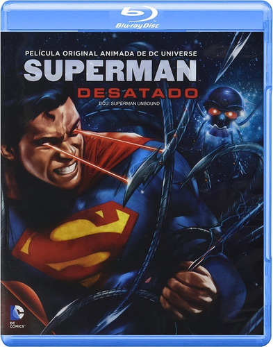 Blu Ray Warner Dc Comics Superman Desatado Película Original