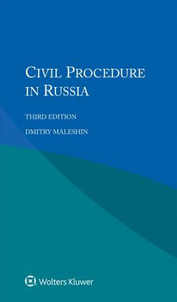 Libro Civil Procedure In Russia - Dmitry Maleshin