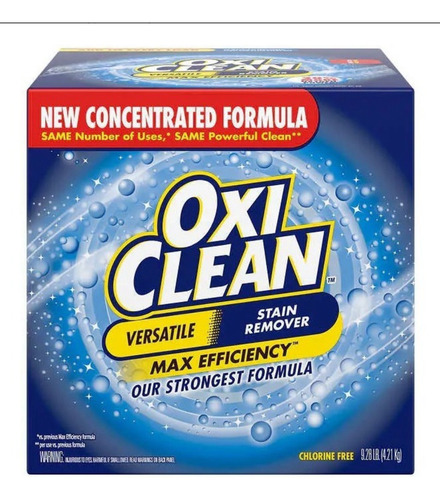 Oxiclean Polvo Quita Manchas 4.21 Kg Importado