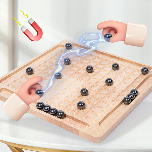 Juegos De Mesa Ajedrez Magnetico Multijugador De Madera