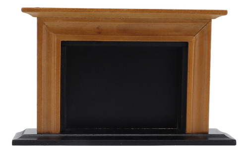 Mueble En Miniatura Para Casa De Muñecas, Chimenea De Abedul