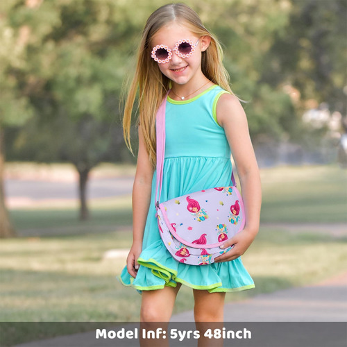 Choco Mocha Monederos Para Niñas De 6 A 8 Años, Bolso Cruzad