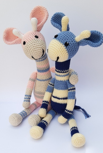 Muñeca Peluche Coneja Apego Tejido Cochret Amigurumi 42cm