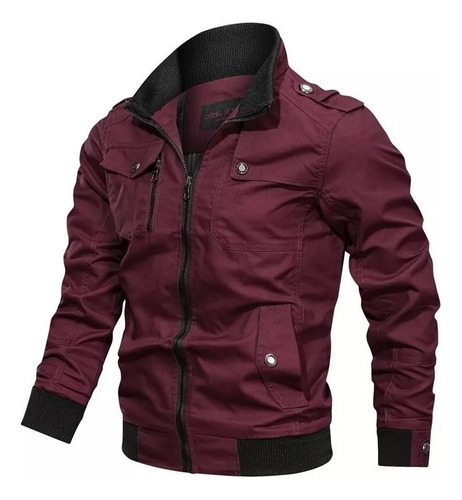 Chaqueta Cortavientos De Aviador Táctica Informal