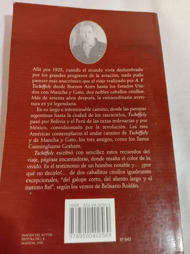 Mancha Y Gato - A. F. Tschiffely (Usado)