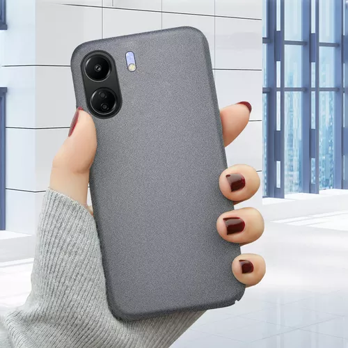 Funda Para Xiaomi Poco C65 Mate Tener Metal Logotipo