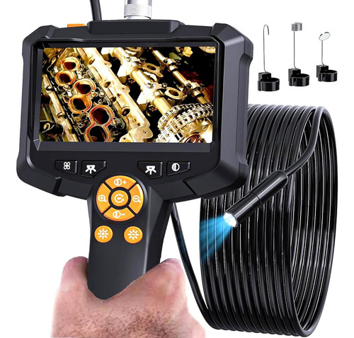Boroscopio Con Luz Display Full Hd Ip67 5 Metros De Largo