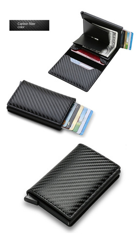 Tarjetero Con Bloqueo Rfid