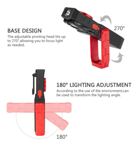 Imagem 6 de 6 de Lanterna Led De Inspeção Detailer Recarregável - Promoção