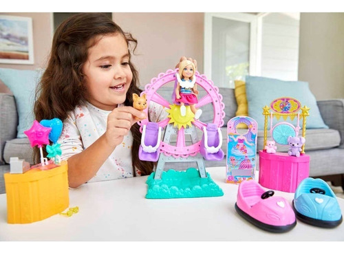 Muñeca Barbie Club Chelsea Mattel Parque De Diversiones