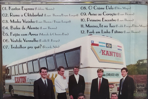 Banda Kanton Express Vol 1 Cd Original Lacrado