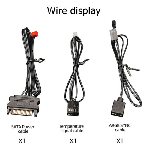 Controlador Coolmoon Rgb 4pin Pwm 5v 3pin Argb Ventilador Re