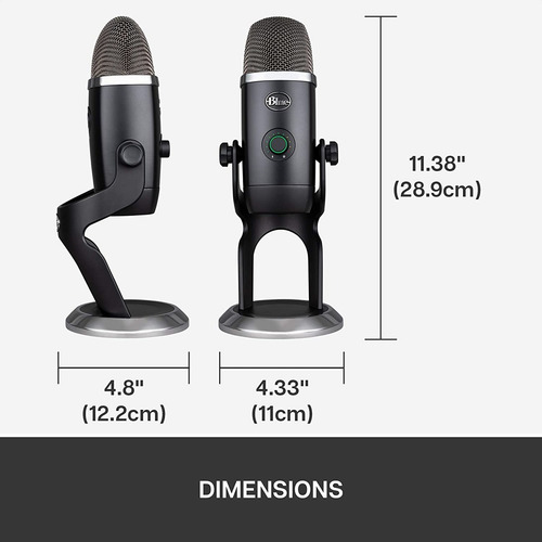 Micrófono Usb Profesional Blue Yeti X, Grabación / Streaming