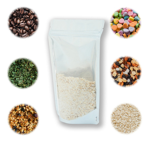 Bolsa Sup 350gr - Metálico Transparente - $x100 Piezas