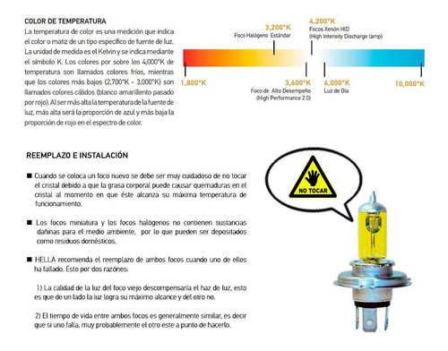 Foco 9507 Hella Mini 24 Volts Ambar Py21w Bau15s 10 Focos