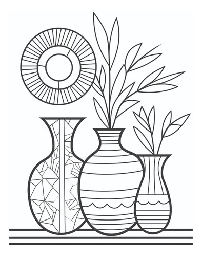 Libro Digital Arte Boho Minimalista 210 Imágenes Para Pintar