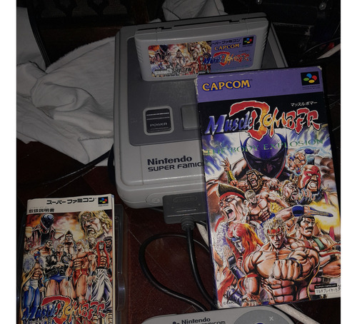 Juego Muscle Bomber Para Super Famicom (orig/jap) Completo (Usado)