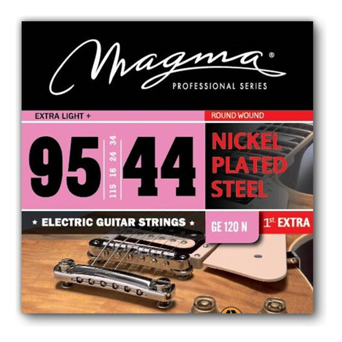 Encordado Guitarra Electrica Magma Nickel .0095 Ge120n