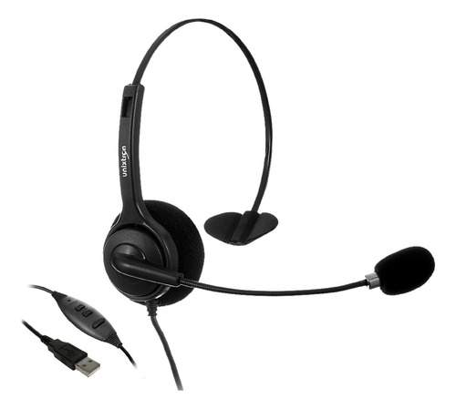 Headset Hd800 Flex Usb Unixtron