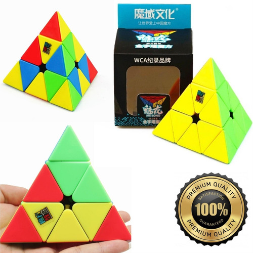 Cubo Pirámide Rubik 3 X 3 Tamaño 9.5cm O 95mm 4 Lados
