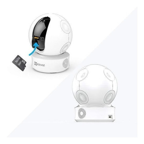 Imagen 5 de 7 de Kit 2 Camara Seguridad Ip Ezviz C6n Wifi 1080p +memoria 32gb