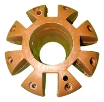 Comprar Peça Ombrelone Roseta Castanha 38mm Kit 2 Peças Inf E Sup