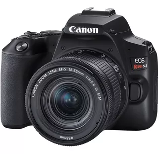 Camara Canon Rebel Sl3+18-55 24mp 4k+64gb+bolso+kit+tripode