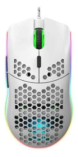 Mouse 
gamer de juego HXSJ  J900 blanco
