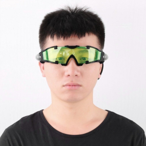 Gafas De Visión Nocturna Con Lente Verde Ajustable Para Mot